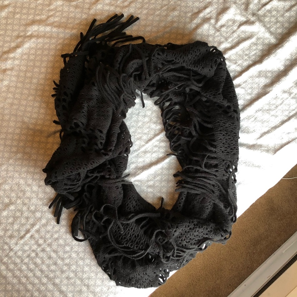 Black Infinity Scarf